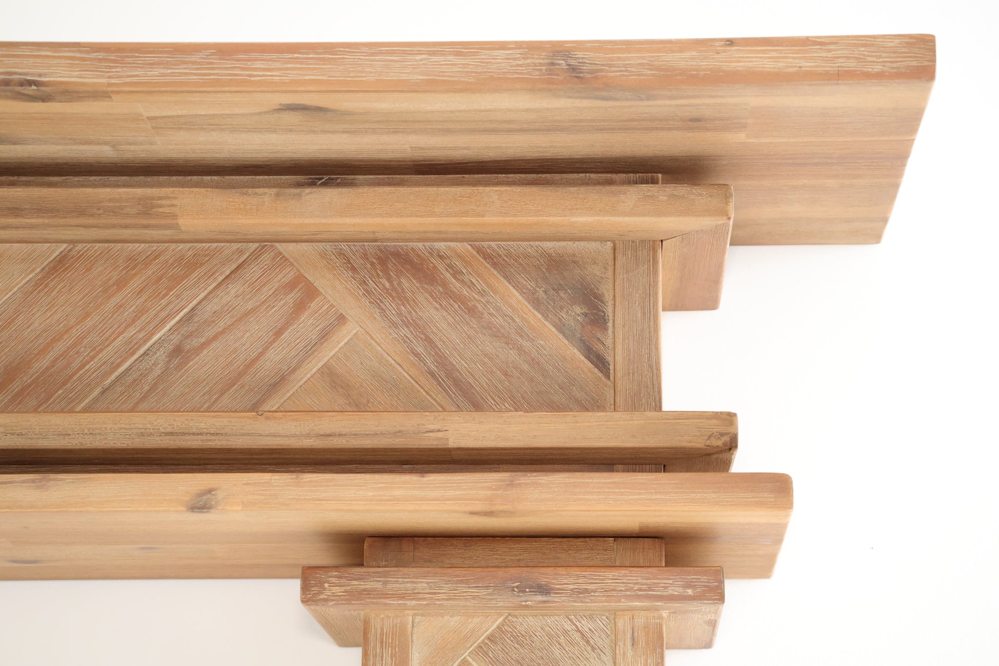 1.5m Full Fire Mantel Surround | Solid Hardwood | Natural