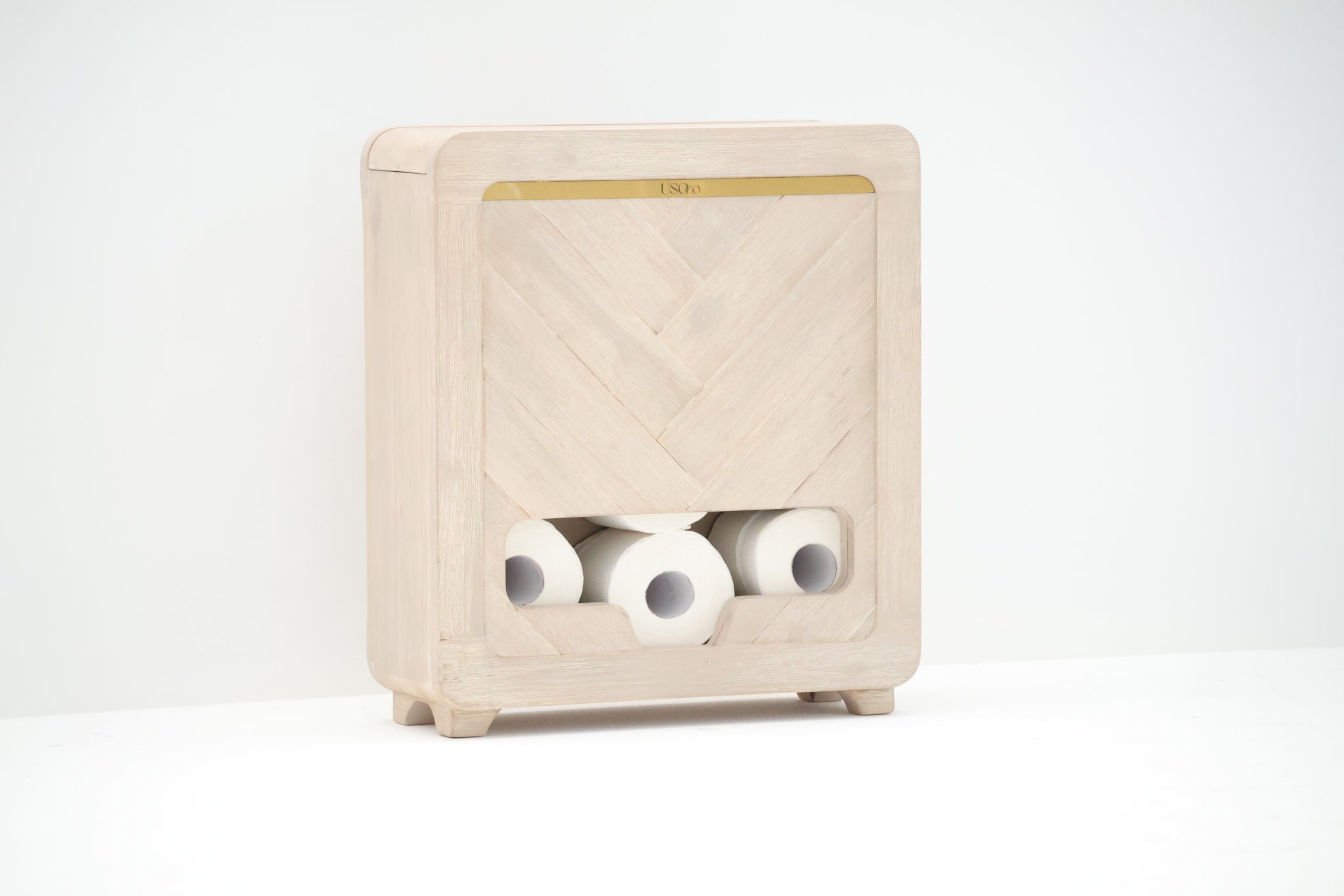 12 Toilet Roll Organiser | White