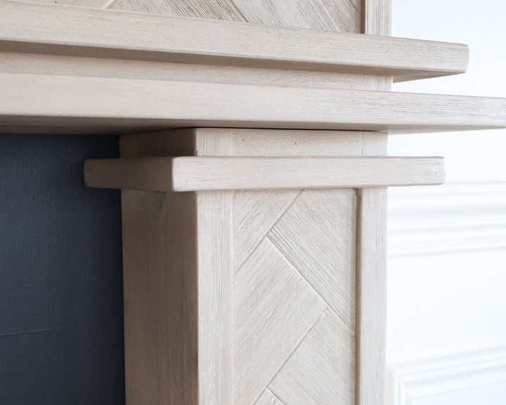 1.5m Full Fire Mantel Surround | Solid Hardwood