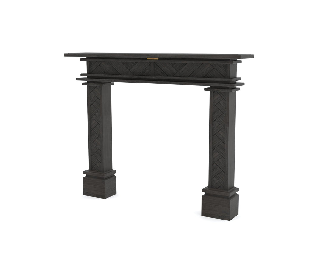 1.5m Encadrement Chevron - Genuine Acacia | Fireplace Mantel