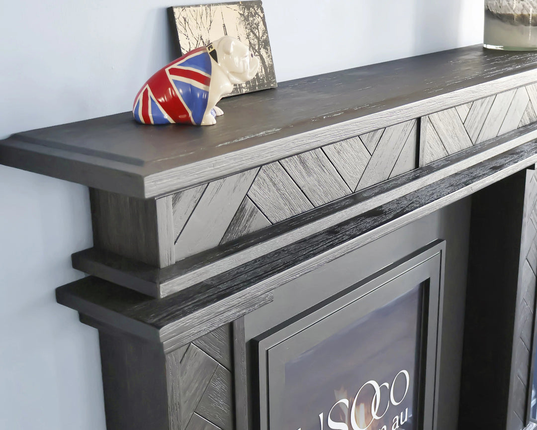 1.5m Full Fire Mantel Surround | Solid Hardwood