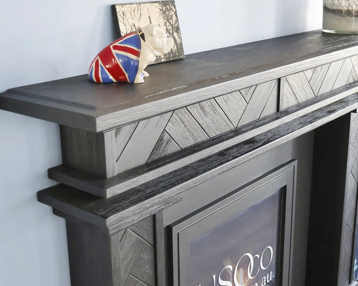 1.5m Full Fire Mantel Surround | Solid Hardwood