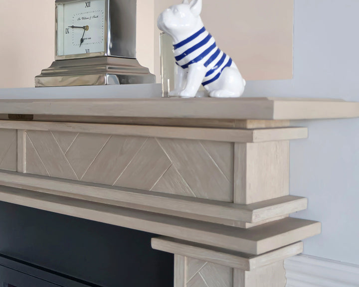 1.5m Full Fire Mantel Surround | Solid Hardwood
