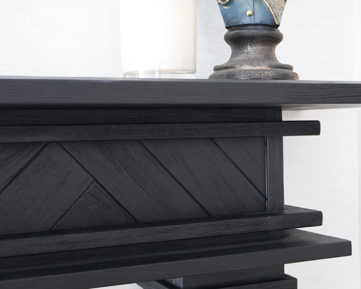 1.7m Full Fire Mantel Surround | Solid Hardwood