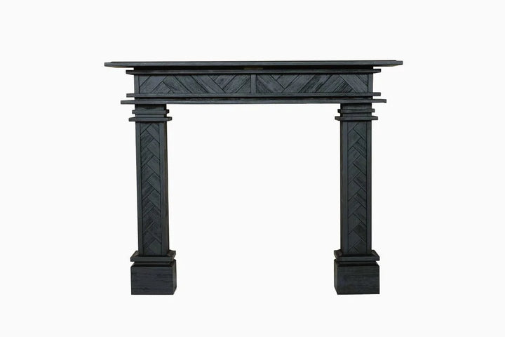 1.7m Encadrement Grande Chevron - Genuine Acacia | Fireplace Mantel