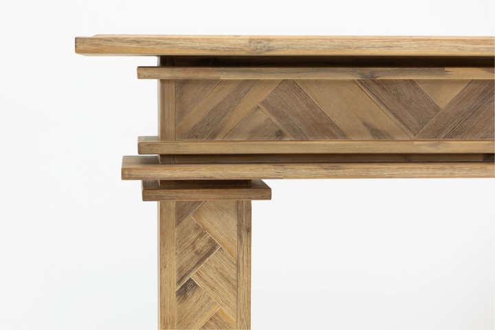 1.5m Full Fire Mantel Surround | Solid Hardwood