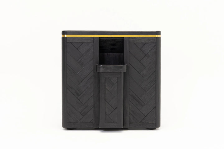 Double Laundry Hamper with Delicates Drawer