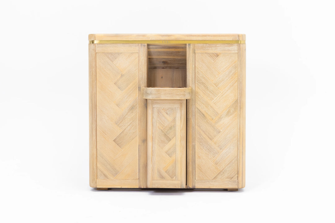 Double Laundry Hamper with Delicates Drawer