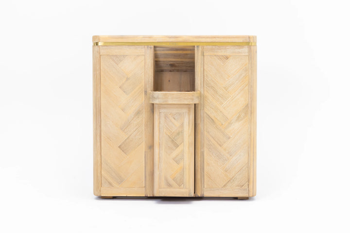 Double Laundry Hamper with Delicates Drawer