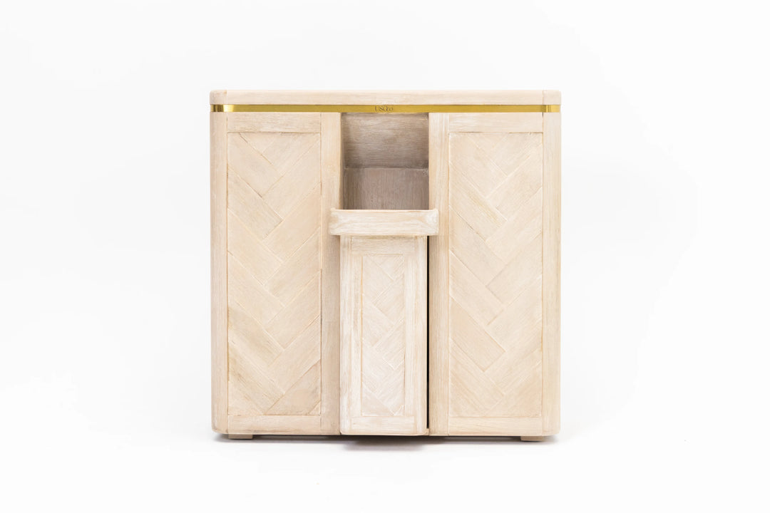 Double Laundry Hamper with Delicates Drawer