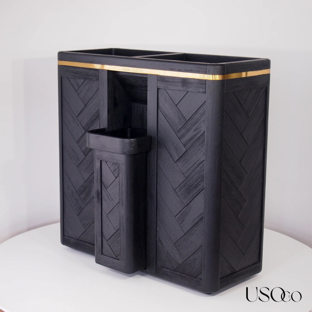 USOco Linge Parfait - Genuine Acacia | Laundry Hamper