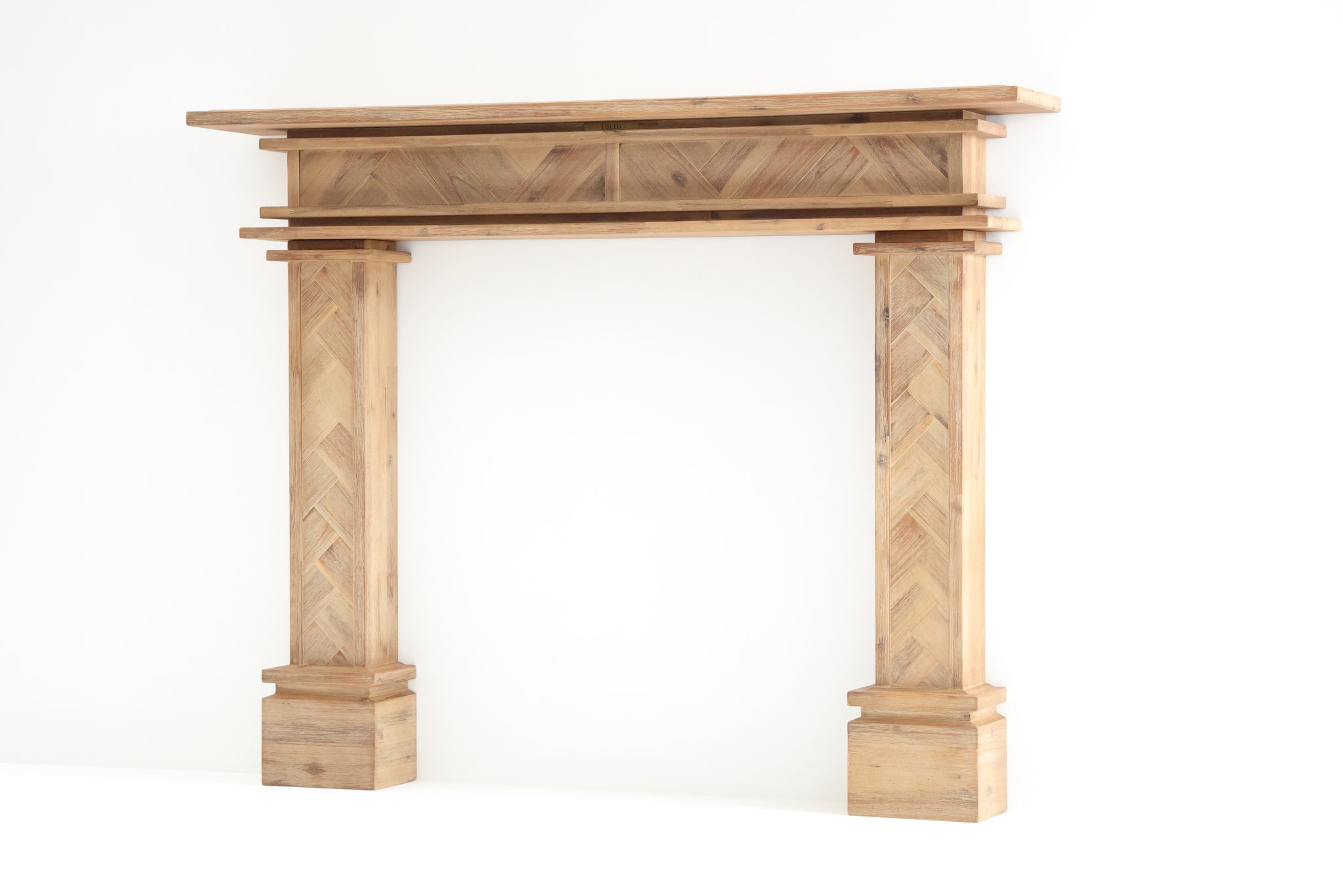 1.5m Full Fire Mantel Surround | Solid Hardwood | Natural