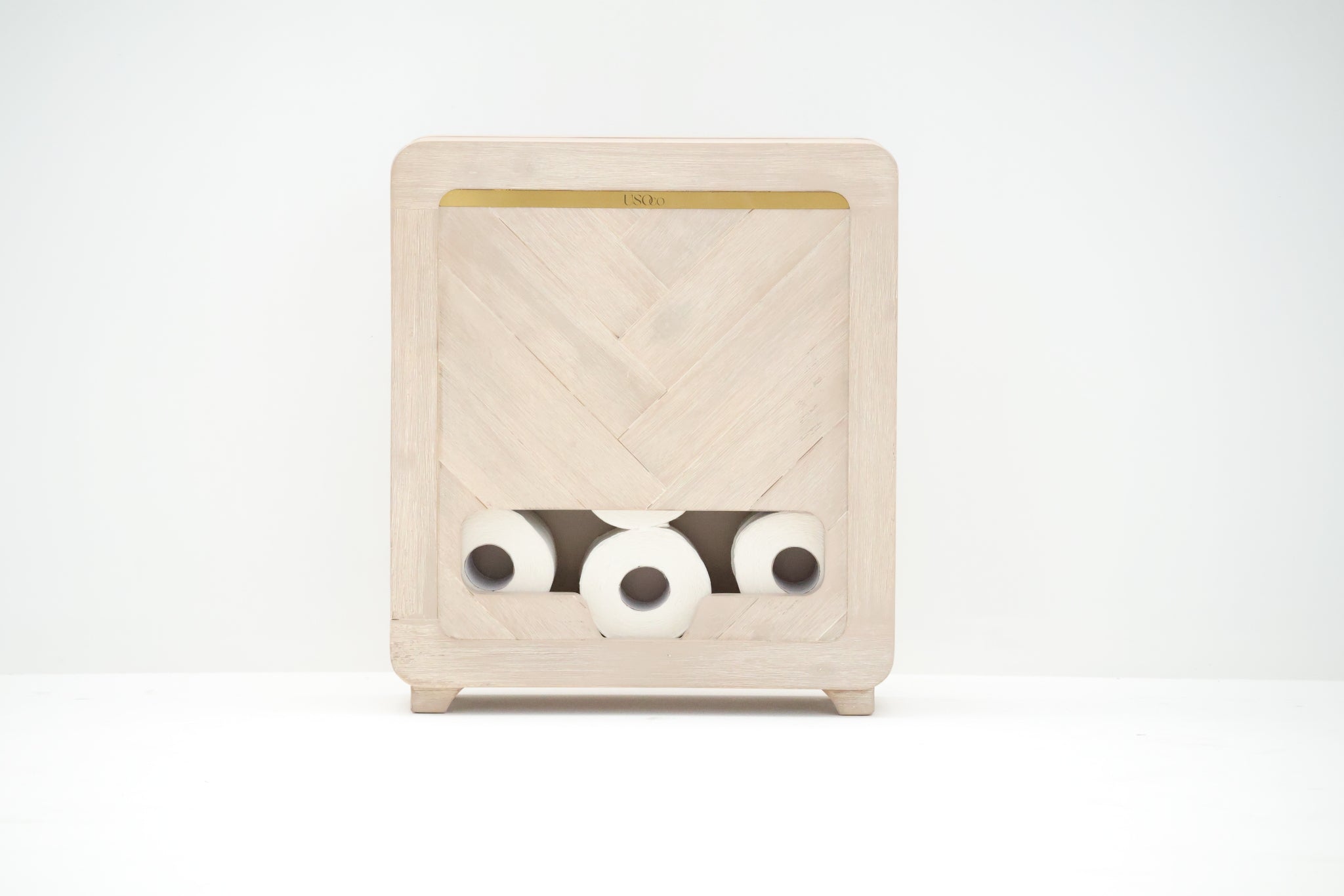 12 Toilet Roll Organiser | White