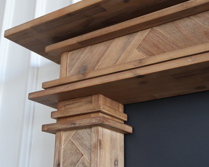 1.7m Full Fire Mantel Surround | Solid Hardwood