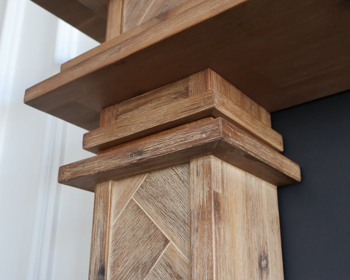 1.7m Full Fire Mantel Surround | Solid Hardwood