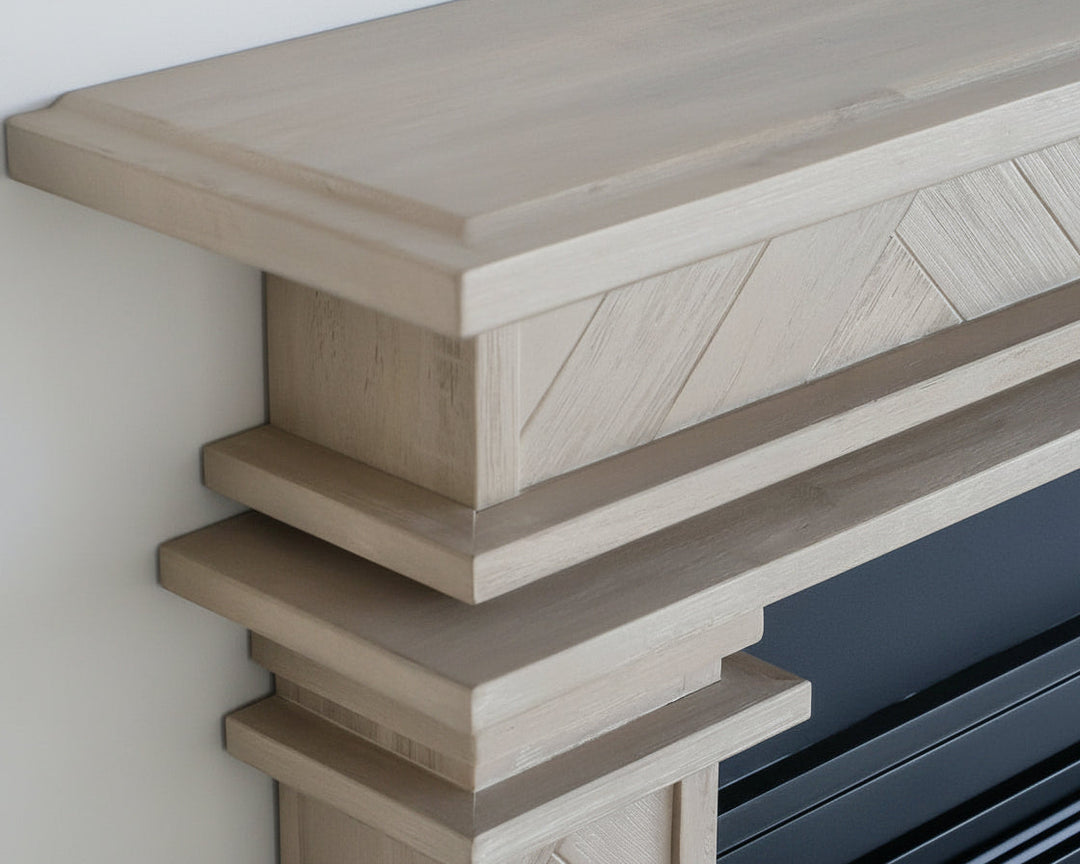 1.5m Full Fire Mantel Surround | Solid Hardwood