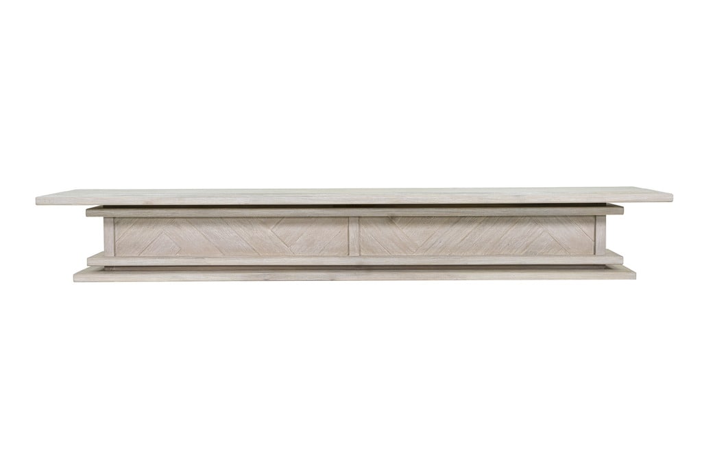 1.7m Floating Fire Mantel | Solid Hardwood