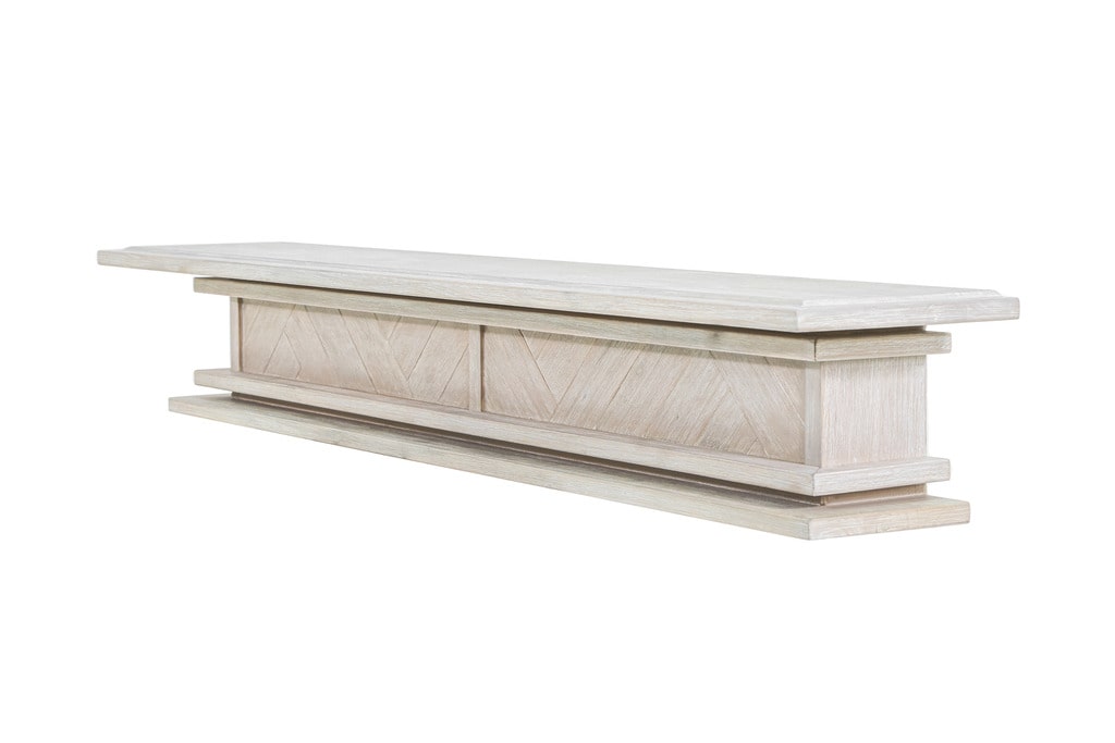 1.7m Floating Fire Mantel | Solid Hardwood