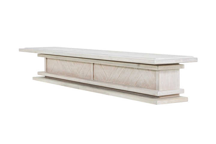 1.7m Floating Fire Mantel | Solid Hardwood