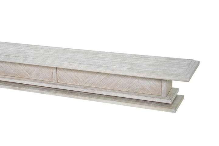 1.7m Floating Fire Mantel | Solid Hardwood